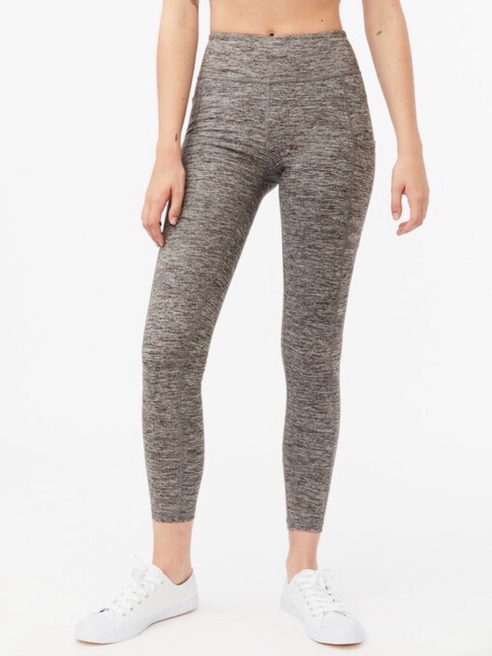 Heathered high rise pocket leggings